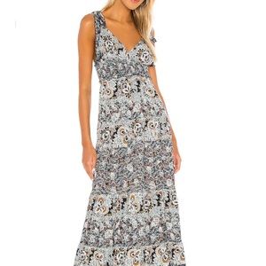 NWT Free People let’s smock about it maxi dress